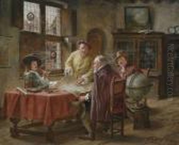 Dutch Merchants Planning The Next Sales Travel - view 1