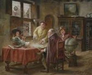 Dutch Merchants Planning The Next Sales Travel