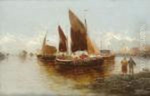 Obol Reszlet Vitorlasokkal by Hans Johann Wagner