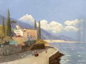 Mediterran Tengerpart by Hans Johann Wagner