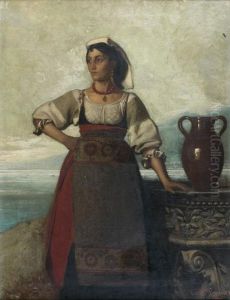 Jeune Napolitaine A La Fontaine