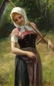 Junge Magd by Paul Wagner