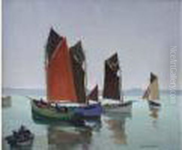 Cotres Camaretois Au Mouillage - view 1