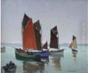 Cotres Camaretois Au Mouillage by Pierre Wagner