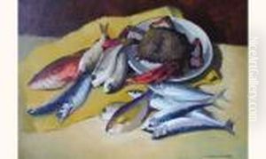 Nature Morte Aux Poissons by Pierre Wagner