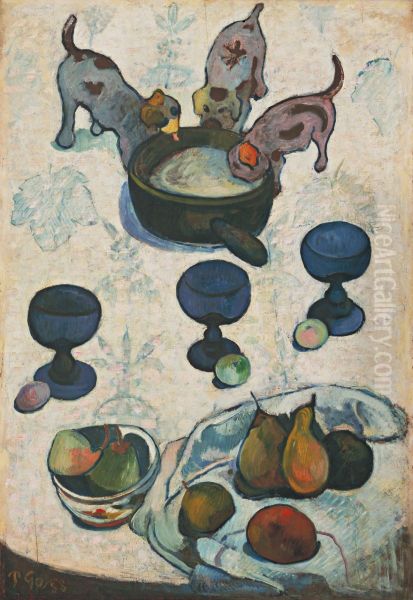 Still Life With Three Puppies - view 1