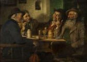 Der Stammtisch by Josef Wagner-Hohenberg