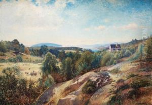 Torreby By Gullmarsfjorden by Alfred Wahlberg