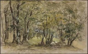 Skogsdunge. by Alfred Wahlberg