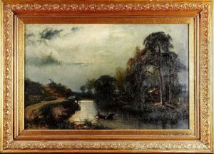 Svensk Insjolandskap Fran Kolmarden by Alfred Wahlberg