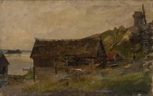 Landskap Med Sjobod