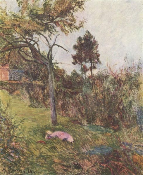 Young Woman Lying In The Grass - view 1