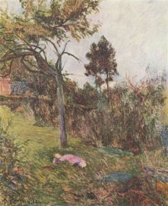 Young Woman Lying In The Grass