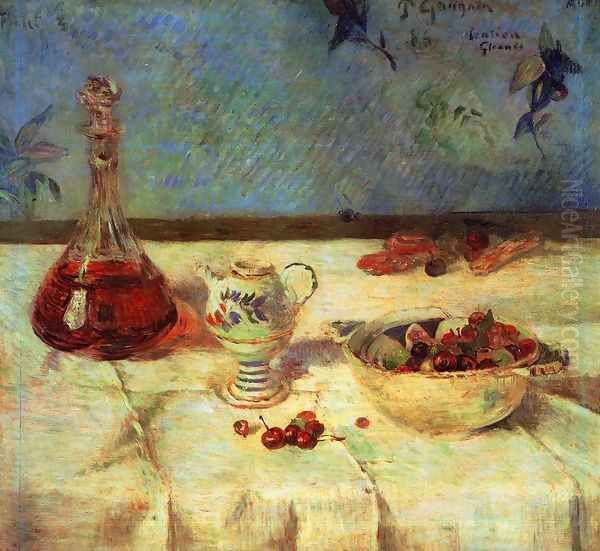 The White Tablecloth Aka Still Life With Cherries - view 1