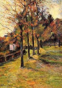 Tree Lined Road Rouen
