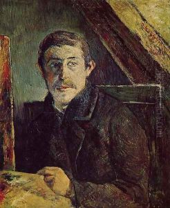 Gauguin At His Easel