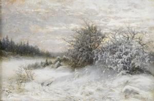 Vinterlandskap by Charlotte Wahlstrom