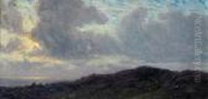 Aftonhimmel Over Arild by Charlotte Wahlstrom