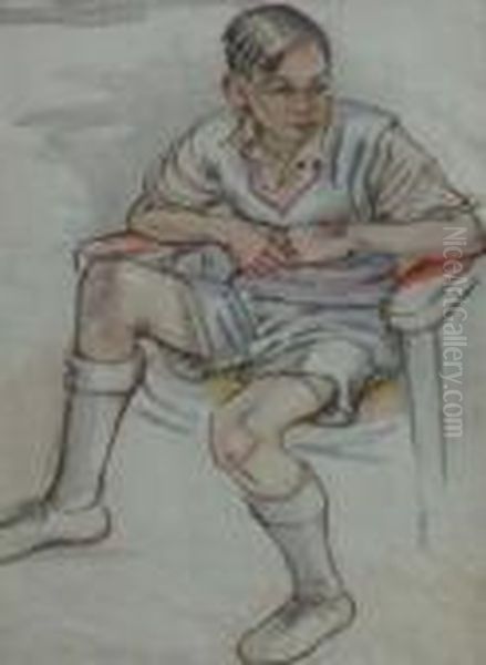 Seated Boy - view 1