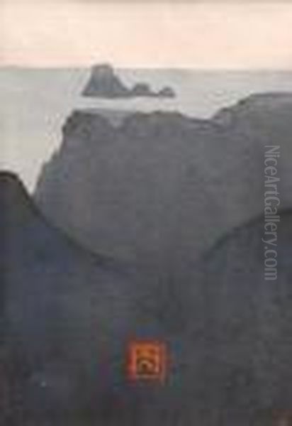 Coastal Landscape With Headland And Stack - view 1