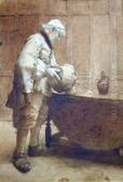 Filling The Tankard - view 1