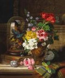A Still Life With Pelargoniums
