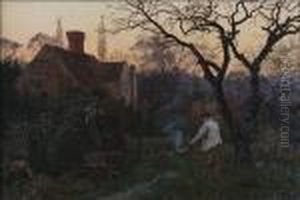 Waite, Rba Evening,brockham by Edward Wilkins Waite