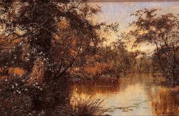 Fishing By A Quiet River - view 1