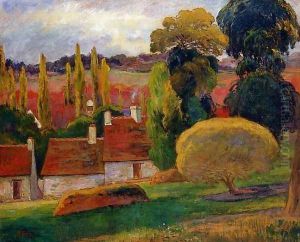 Farm In Brittany by Paul Gauguin