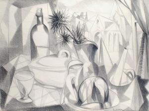 Nature Morte Devant La Fenetre by Charles Walch