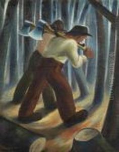 Le Retour Des Bucherons by Charles Walch