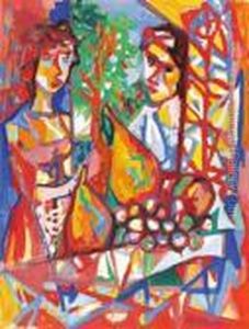  Personnages A La Coupe De Fruits  by Charles Walch