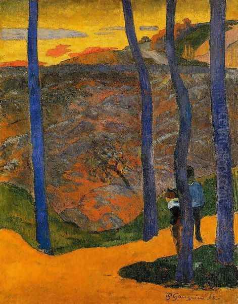 Blue Trees - view 1