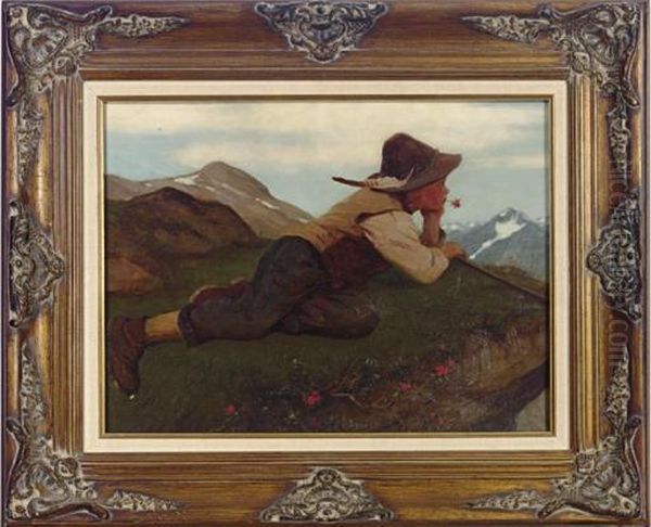 Boy In The Alps - view 1