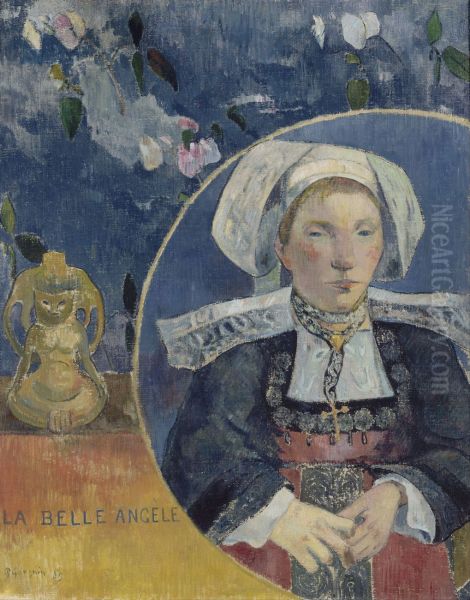 La Belle Angele Aka Madame Angele Satre The Inkeeper At Pont Aven - view 1