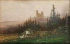 Landscape With Lipnice by Anton Waldhauser