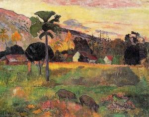 Haere Mai Venezi Aka Come Here by Paul Gauguin