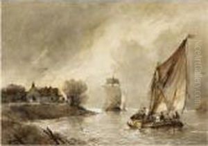 Sailingvessel Arriving by Antonie Waldorp