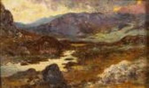 Macgillycuddy Reeks, Killarney by Francis S. Walker