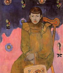 Portrait Of A Young Woman Vaite (Jeanne) Goupil