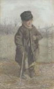 The Little Farm Boy by Frederick Walker