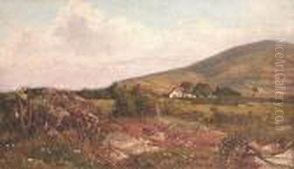 A Cottage In A Landscape With A Hill Beyond - view 1