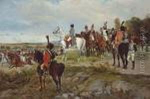 Napoleon Watching The Battle Of Friedland by James Alexander Walker