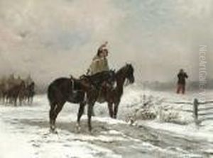 Officer Reconnoitring by James Alexander Walker
