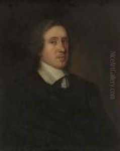 Portrait Of Sir Harry Vane (the Younger), Bust Length, In A Black Coat And White Shirt