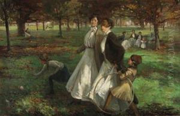 Autumn In Kensington Gardens - view 1