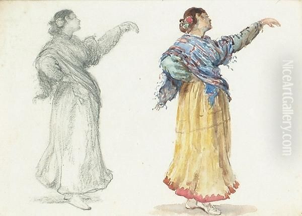 Study Of A Spanish Lady - view 1