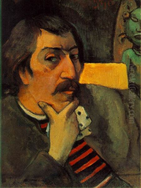 Portrait Of The Artist With The Idol - view 1