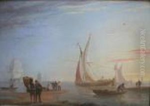 Coastal Scene At Evening Coastal Scene At Evening