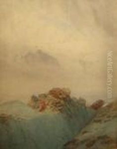 View Of A Glacier by Alfred Walter Williams
